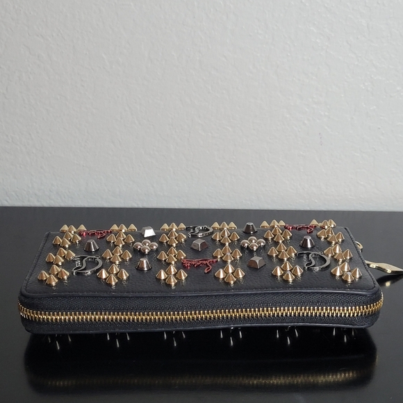 Christian Louboutin Panettone Long Wallet Multicolor Spikes - Picture 5 of 16
